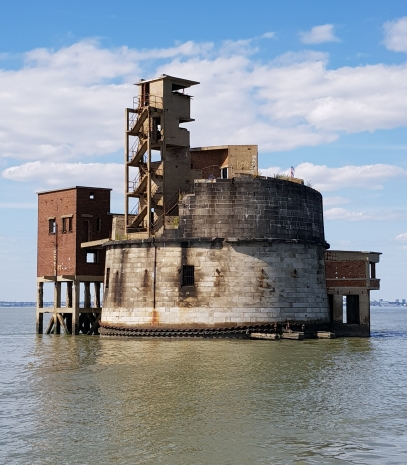 Grain Tower, clearly shows WWII additions